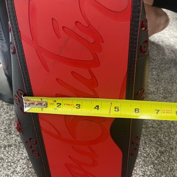 Christian Louboutin Black Tote with Red Accents - Picture 11 of 12